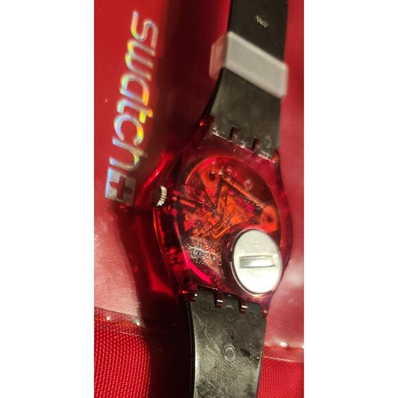 Swatch watch THE BOSS GR109 1991 Standard Gents New old stock - Picture 8 of 9